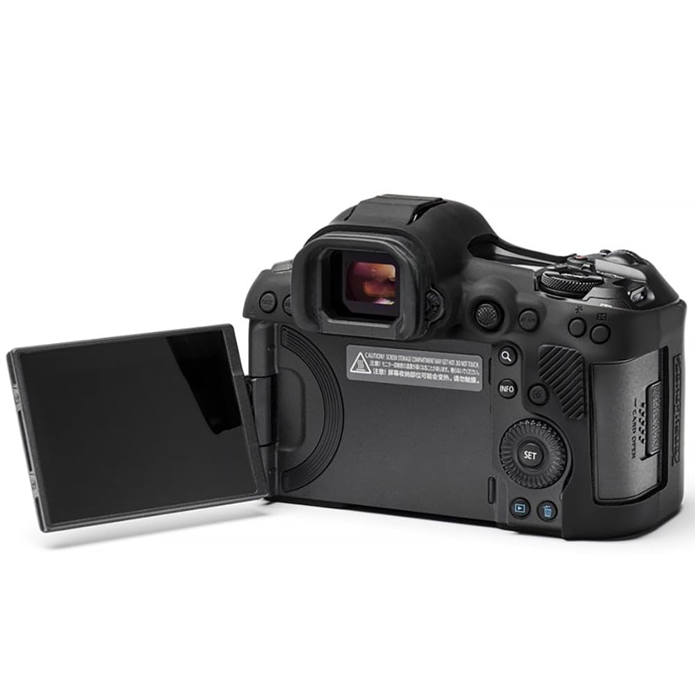 DISCOVERED イージーカバー Canon EOS M5 用　カメラカバー ブラック 液晶保護フィルム付 n5ksbvb Amazon | イージーカバー キヤノン EOS R5 Mark II用 シリコンカバー